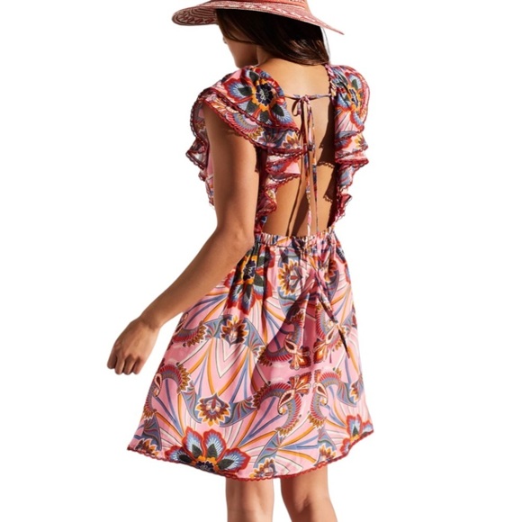 Anthropologie Dresses & Skirts - Farm Rio Cover-Up Mini Dress